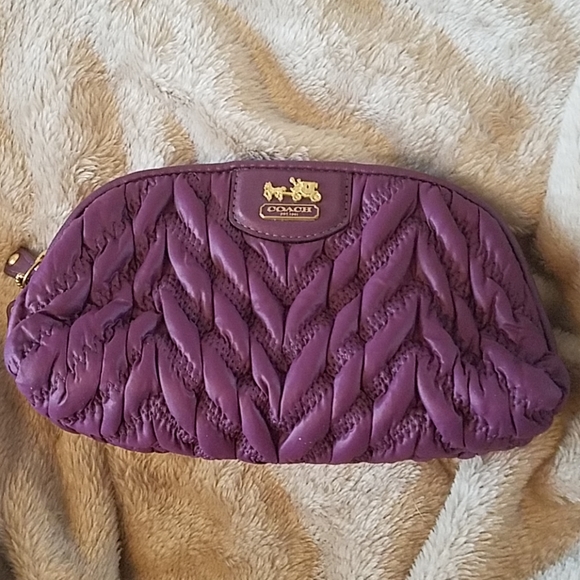 Coach Handbags - Coach Quilted nylon clutch